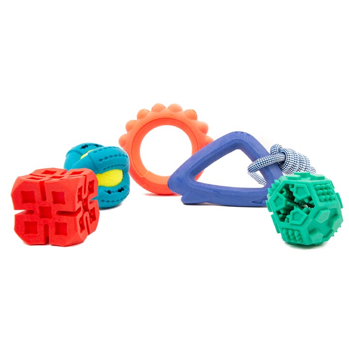 Blue Shark Shape Rope Dog Toy image 2