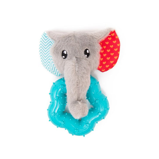 Small Cute  Soft Elephant Face Dog Toy image 0