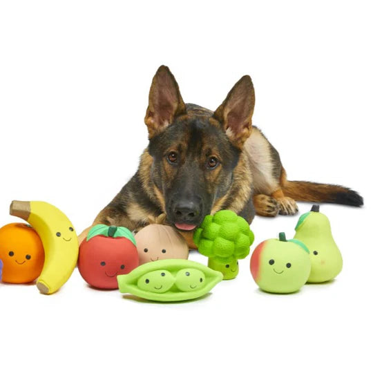 Foodie Faces Latex Peapod Dog Toy image 2