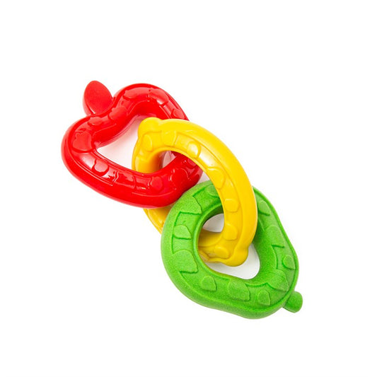 Small Cute Three Fruit Chain Dog Toy image 0